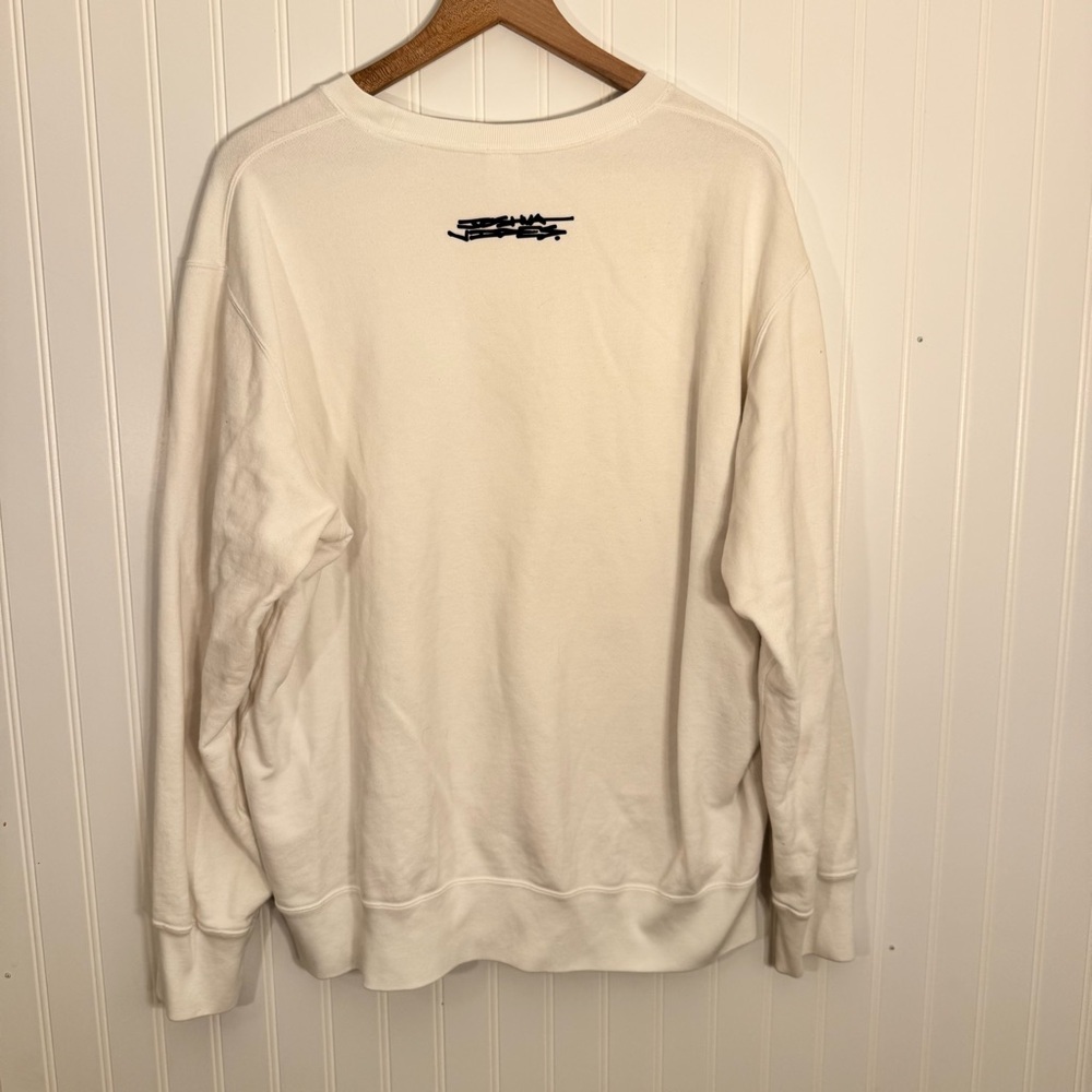 Disney X Uniqlo X Joshua Vides Women’s Mickey Mouse Club White Crewneck Size XL - Picture 7 of 13